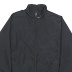 NIKE Womens Black Jacket S Polyester Plain Zip Lightweight Sportswear
