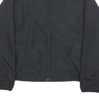 NIKE Womens Black Jacket S Polyester Plain Zip Lightweight Sportswear