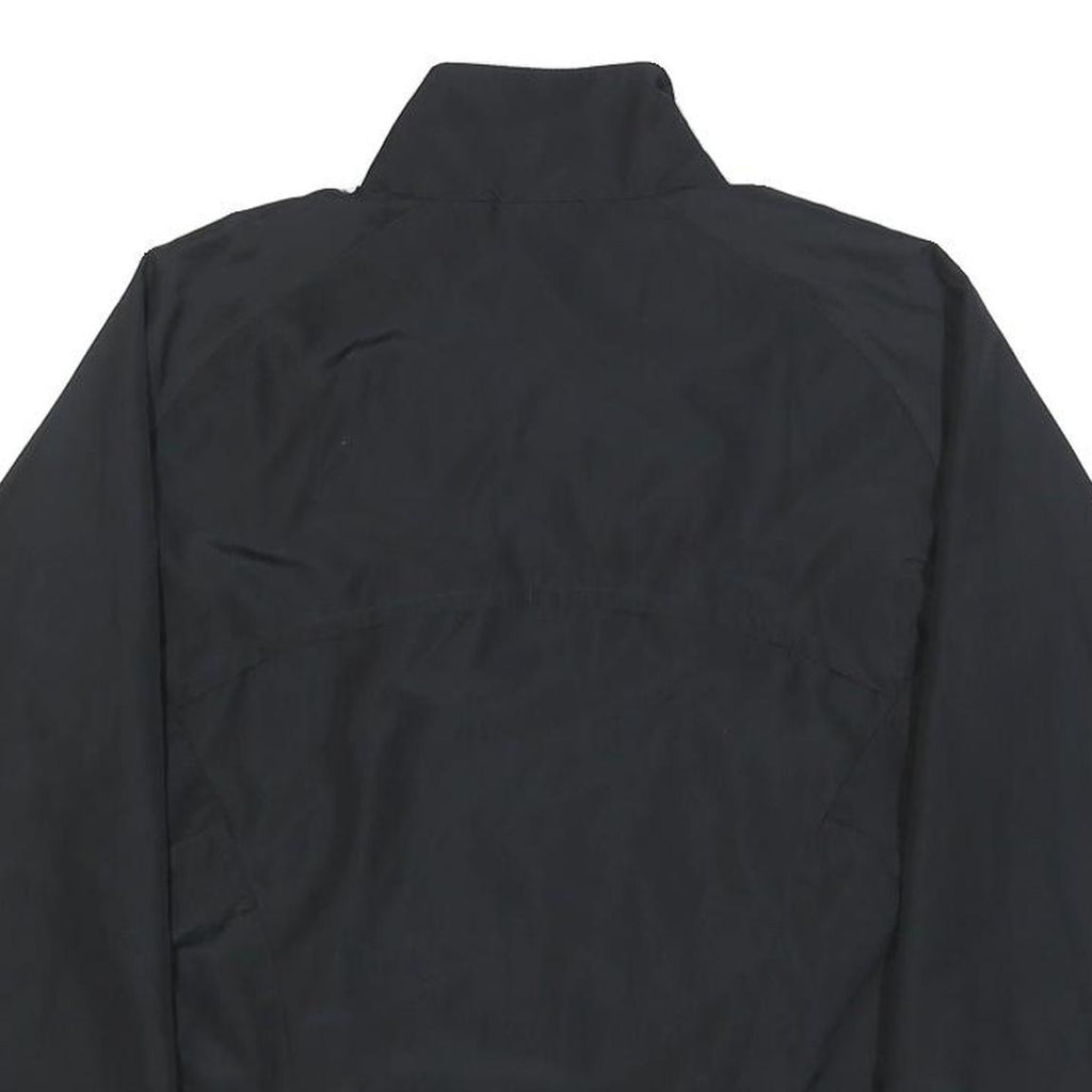 NIKE Womens Black Jacket S Polyester Plain Zip Lightweight Sportswear