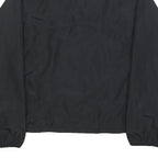 NIKE Womens Black Jacket S Polyester Plain Zip Lightweight Sportswear