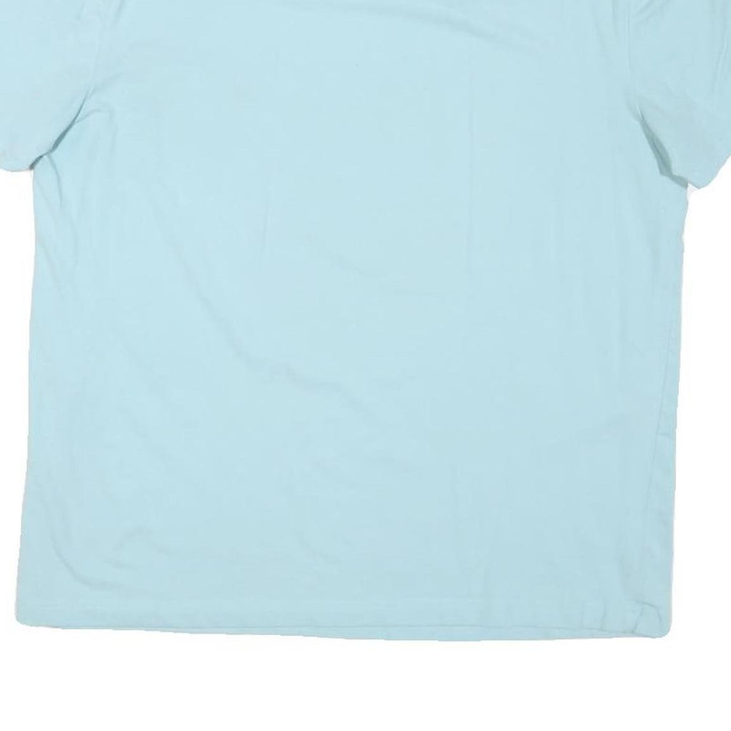 NAUTICA Mens Light Blue Classic Cotton Blend Crew Neck T-Shirt L Casual Wear