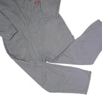 DICKIES Mens Grey Cotton Regular Fit Dungarees XL W46 L28 Workwear Utility