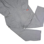 DICKIES Mens Grey Cotton Regular Fit Dungarees XL W46 L28 Workwear Utility