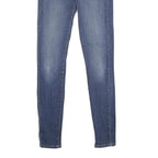 LEVI'S 710 Super Skinny Womens Jeans Blue Slim Skinny Denim W27 L32 Stretch