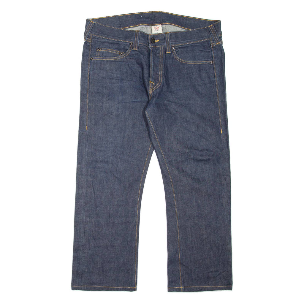 TRUE RELIGION Mens Jeans Blue Regular Straight W38 L26