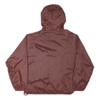 MV SPORT Mens Maroon Florida State Hooded Jacket 2XL Nylon Plain Zip Pullover