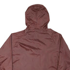 MV SPORT Mens Maroon Florida State Hooded Jacket 2XL Nylon Plain Zip Pullover
