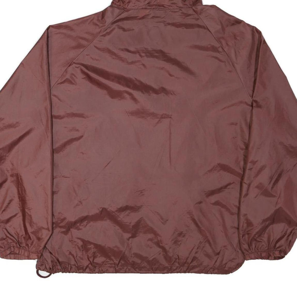 MV SPORT Mens Maroon Florida State Hooded Jacket 2XL Nylon Plain Zip Pullover