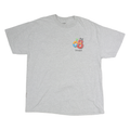 DISNEYLAND Womens Grey 2008 Graphic T-Shirt XL Short Sleeve Crew Neck Vintage