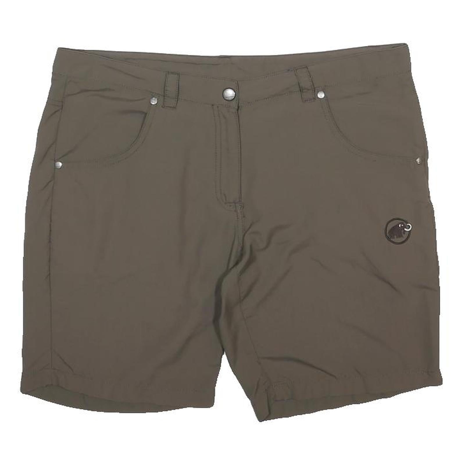 MAMMUT Womens Shorts Brown Casual Regular UK 16 W36 Lightweight Outdoor