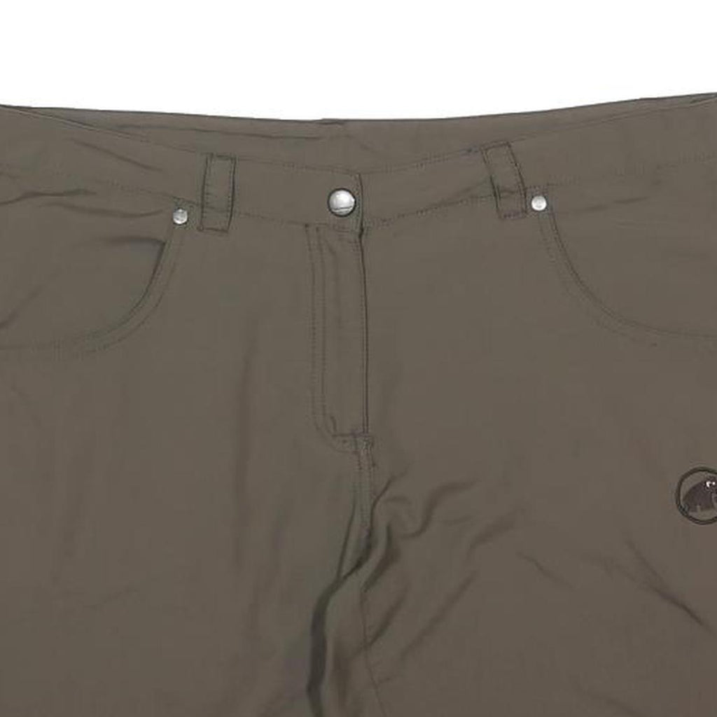 MAMMUT Womens Shorts Brown Casual Regular UK 16 W36 Lightweight Outdoor