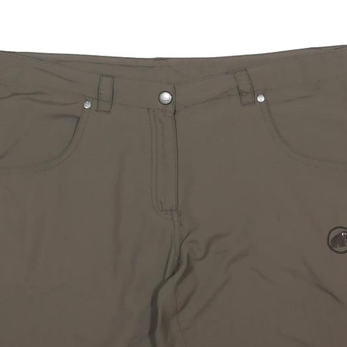 MAMMUT Womens Shorts Brown Casual Regular UK 16 W36 Lightweight Outdoor