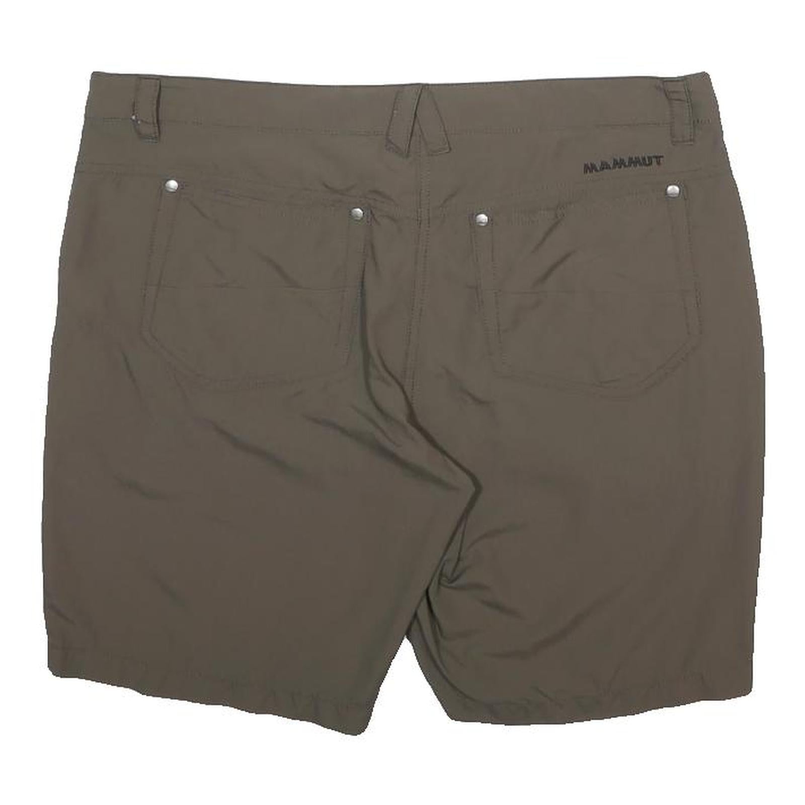MAMMUT Womens Shorts Brown Casual Regular UK 16 W36 Lightweight Outdoor