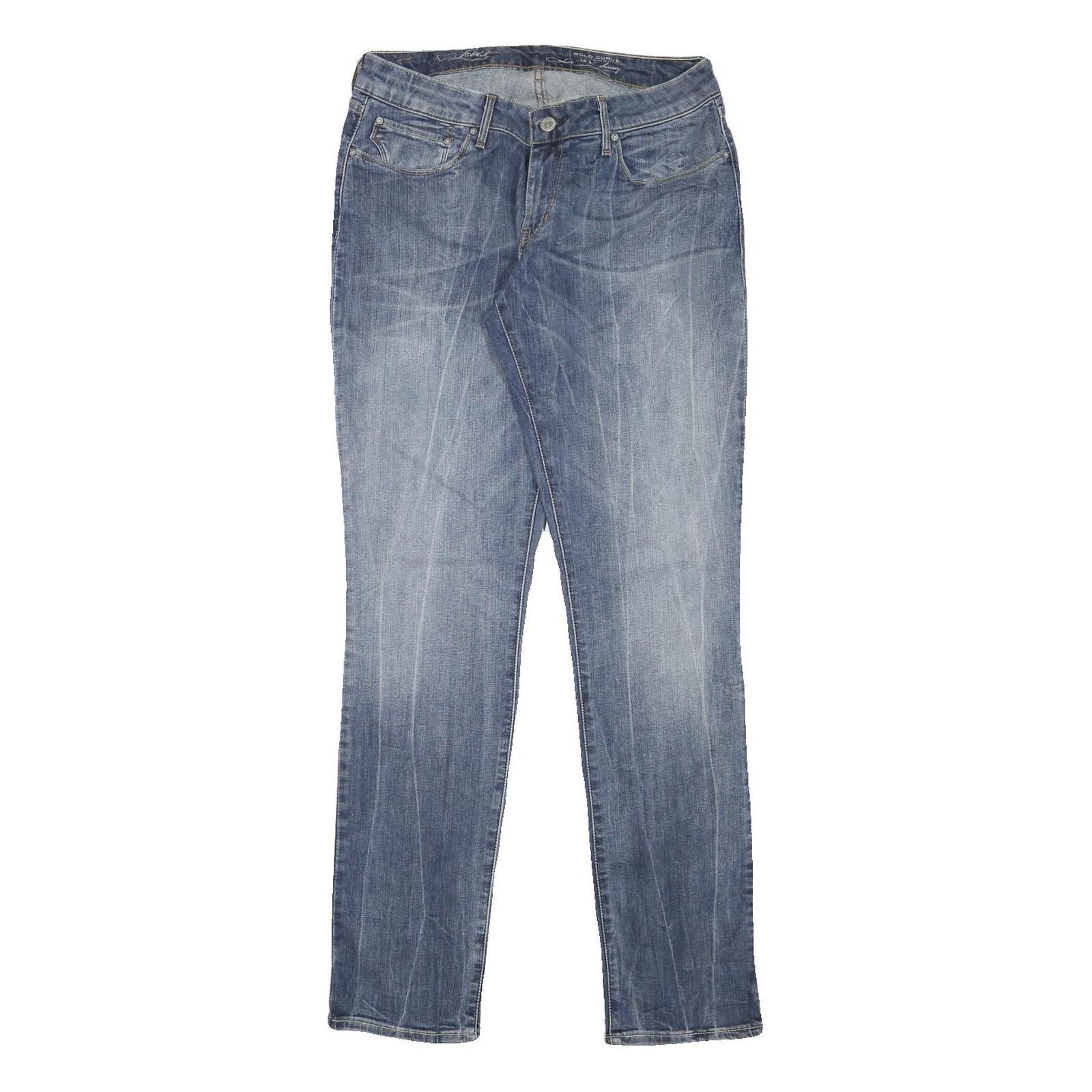 LEVI'S Womens Jeans Blue Slim Skinny Denim Medium W29 L31 Classic Zip Closure