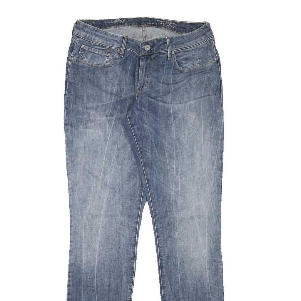 LEVI'S Womens Jeans Blue Slim Skinny Denim Medium W29 L31 Classic Zip Closure
