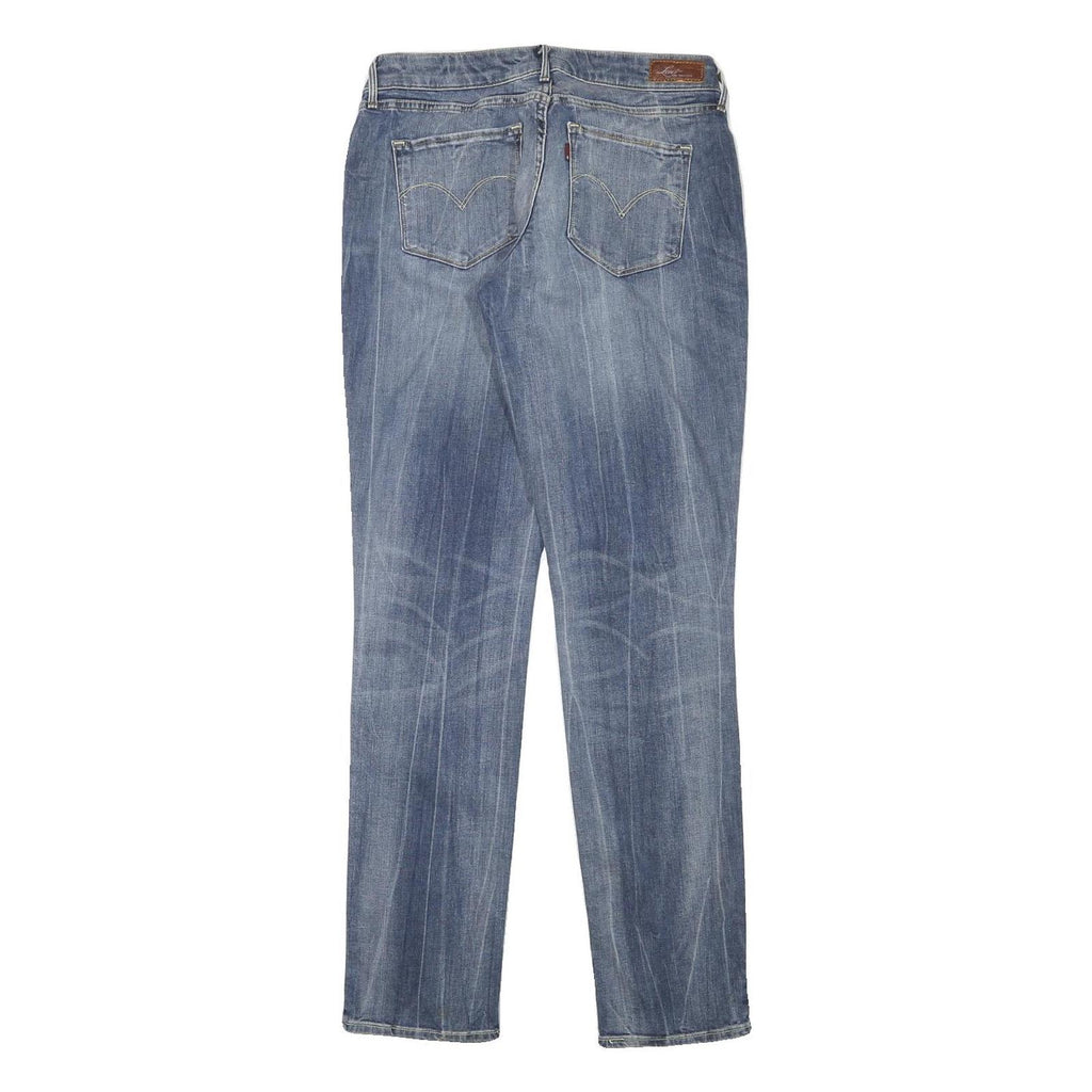 LEVI'S Womens Jeans Blue Slim Skinny Denim Medium W29 L31 Classic Zip Closure