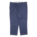 DICKIES Mens Regular Fit Navy Blue Work Trousers W42 L29 Zip Closure Durable