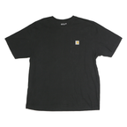 CARHARTT Mens Black Graphic T-Shirt XL Short Sleeve Crew Neck Sharp Companies