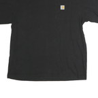 CARHARTT Mens Black Graphic T-Shirt XL Short Sleeve Crew Neck Sharp Companies
