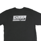 CARHARTT Mens Black Graphic T-Shirt XL Short Sleeve Crew Neck Sharp Companies