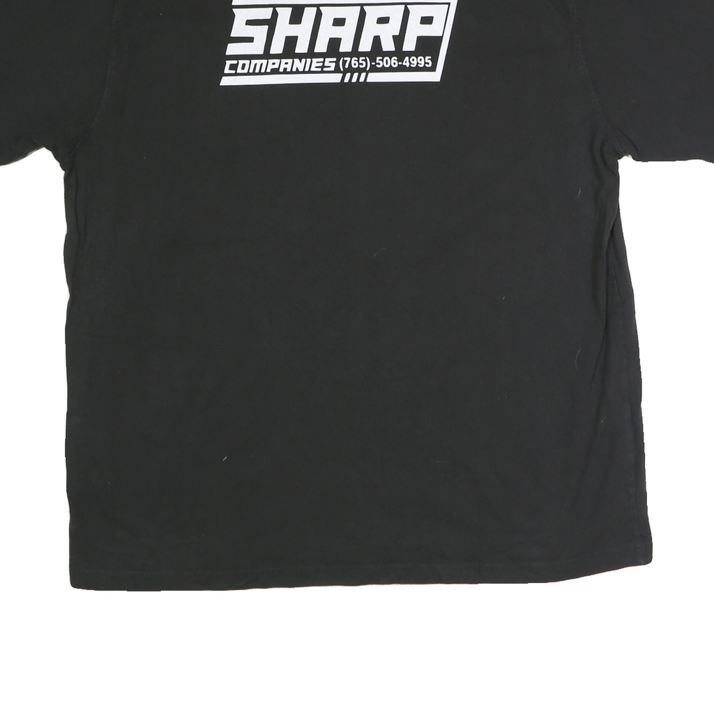 CARHARTT Mens Black Graphic T-Shirt XL Short Sleeve Crew Neck Sharp Companies