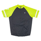 Cycling Mens Jersey Green 1/2 Zip L