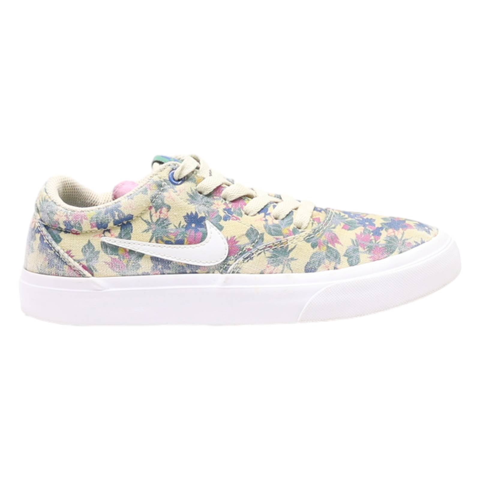 NIKE Sneaker Trainers Beige Synthetic Womens UK 3.5