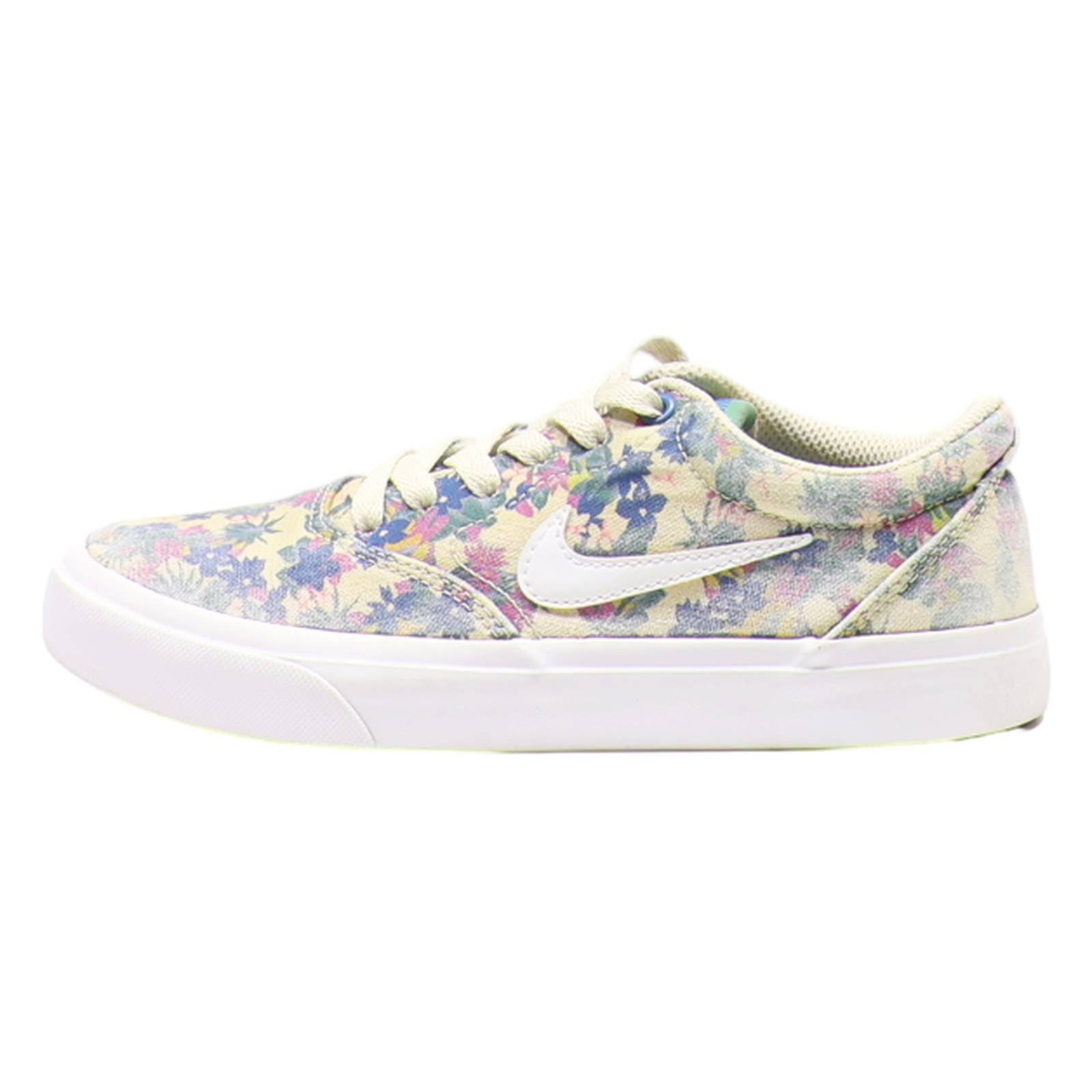 NIKE Sneaker Trainers Beige Synthetic Womens UK 3.5