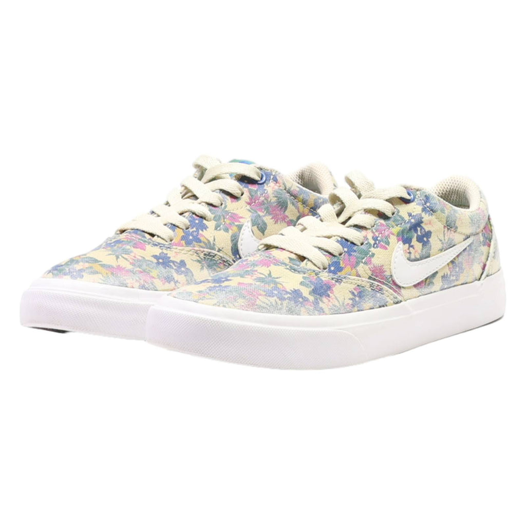 NIKE Sneaker Trainers Beige Synthetic Womens UK 3.5