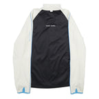 MAYA MAYA Womens White & Black Track Jacket XL Polyester Zip Athletic Activewear