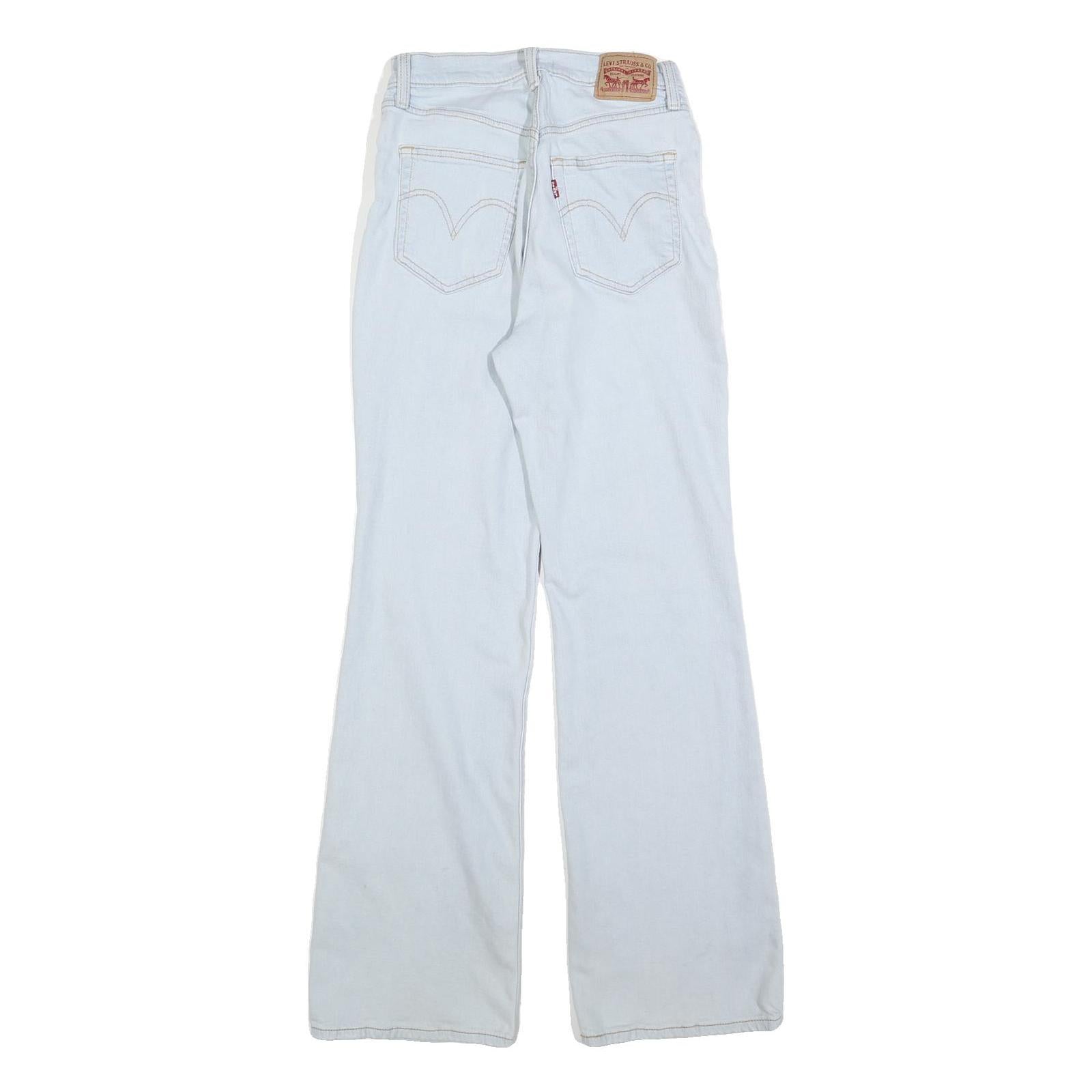 LEVI'S Womens Jeans Blue Regular Straight Denim Light W28 L32 Classic Cotton