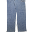 DICKIES Mens Regular Fit Blue Denim Jeans W36 L34 Workwear Casual Zip Closure