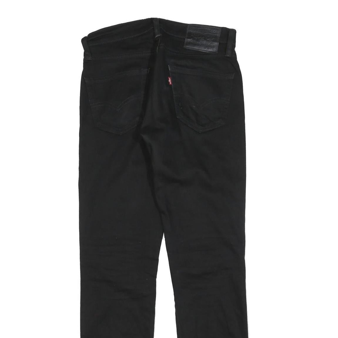 LEVI'S 511 SLIM Womens Black Slim Denim Raw W28 L32 Slim Fit Jeans