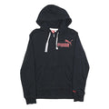 PUMA Mens Black Zip Hoodie S Cotton Blend Casual Sport
