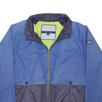 TOMMY HILFIGER Mens Blue & Navy Track Jacket S Polyester Blend Zip Pockets