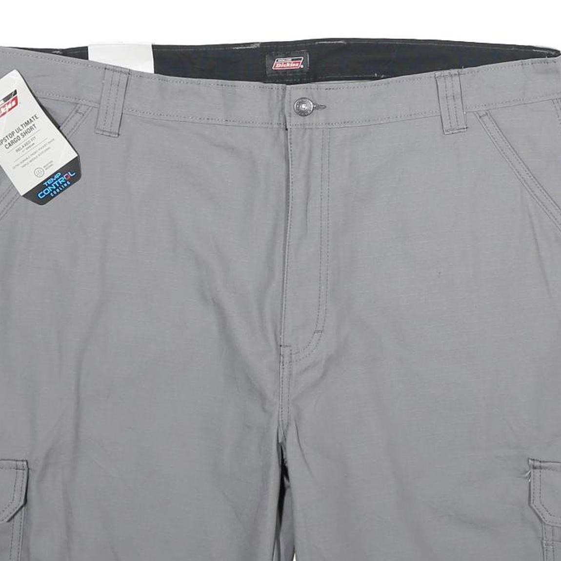 DICKIES Mens Shorts Grey Casual Cargo XL W40 Workwear Lightweight Pockets
