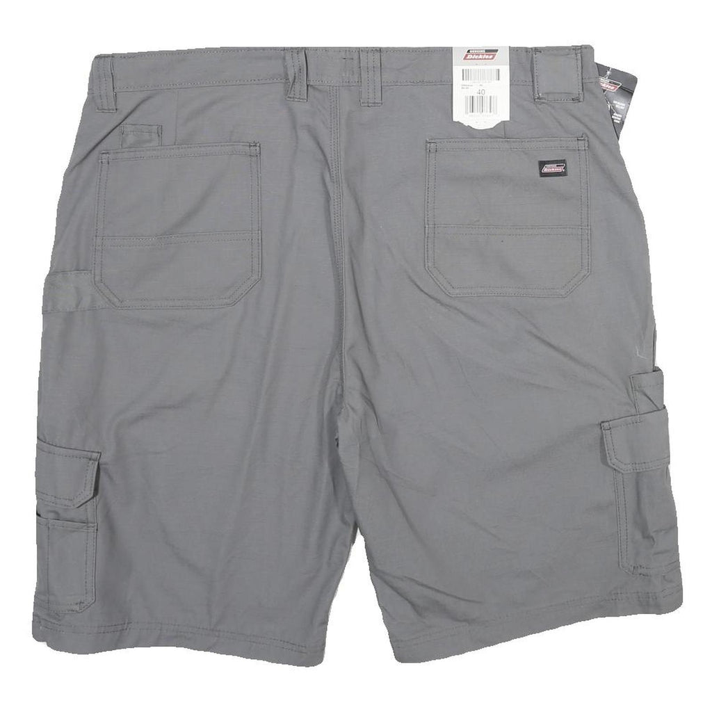 DICKIES Mens Shorts Grey Casual Cargo XL W40 Workwear Lightweight Pockets