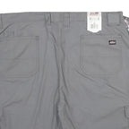 DICKIES Mens Shorts Grey Casual Cargo XL W40 Workwear Lightweight Pockets