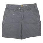 CARHARTT Womens Shorts Grey Casual Cotton Blend M W32 Functional Pockets