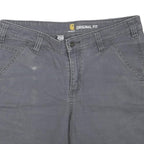CARHARTT Womens Shorts Grey Casual Cotton Blend M W32 Functional Pockets