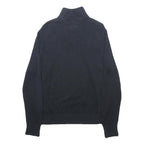 TOMMY HILFIGER Mens Navy Blue Plain Pullover Crew Neck Basic Knit S Jumper