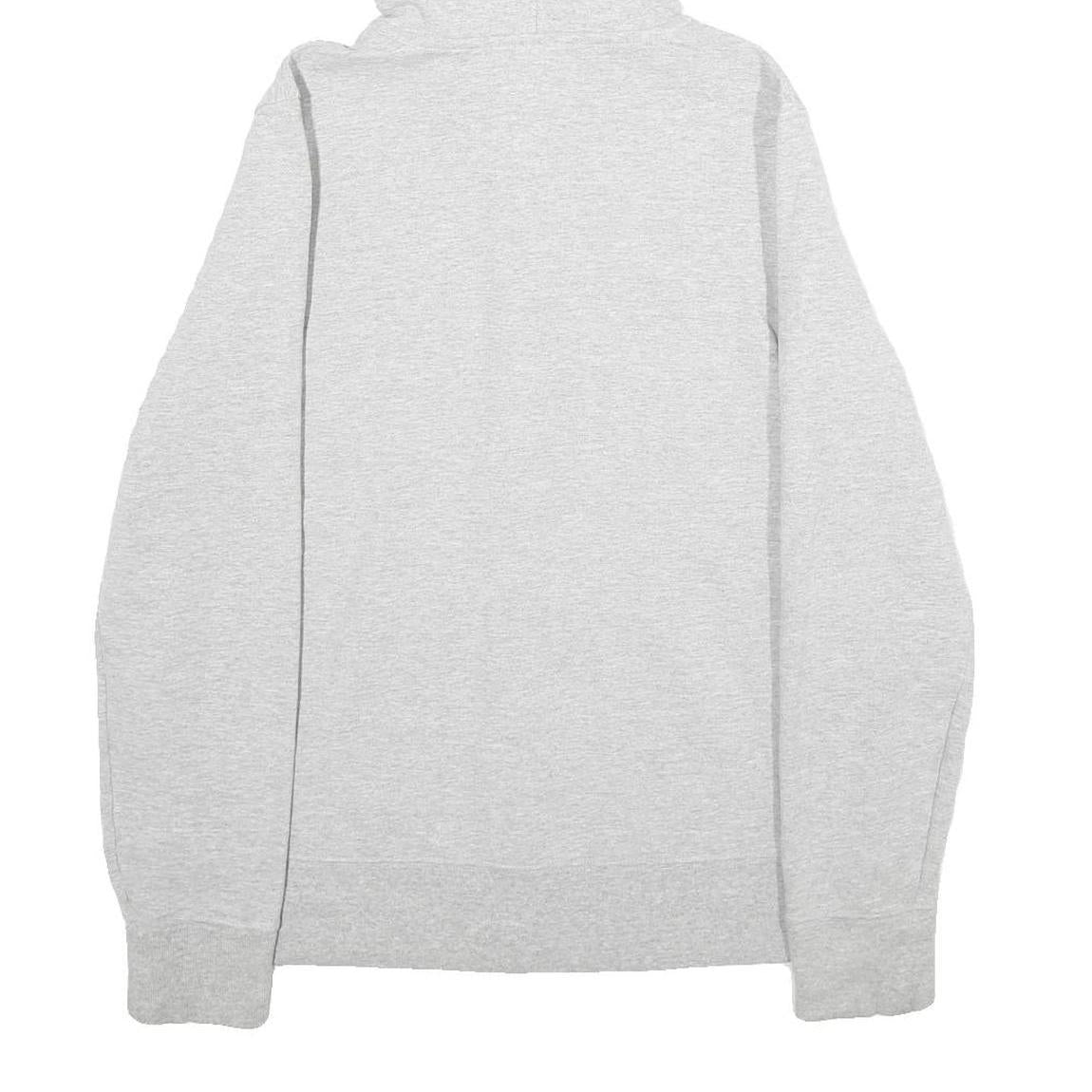 THE NORTH FACE Womens Grey & Purple Zip Up Hoodie L Casual Outdoor Sweatshirt