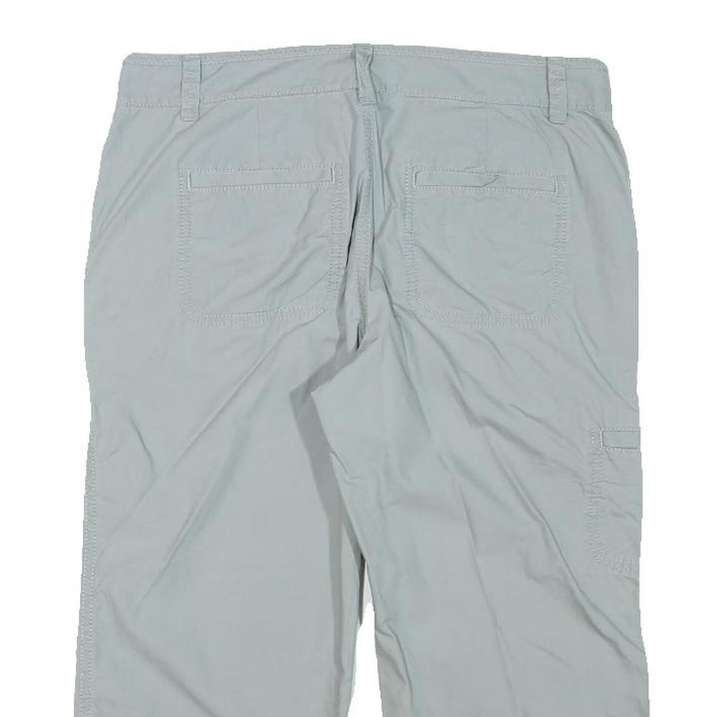 LOFT Womens Shorts Blue Casual Cargo M W30 Cotton Blend Utility Pockets