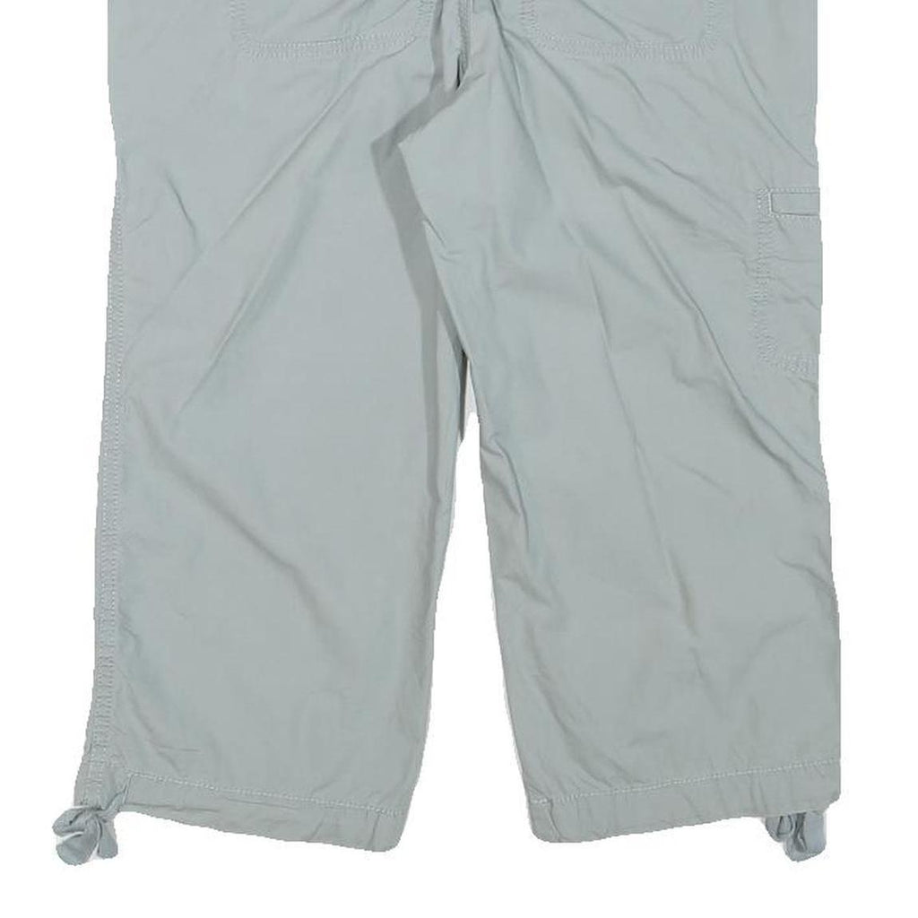 LOFT Womens Shorts Blue Casual Cargo M W30 Cotton Blend Utility Pockets