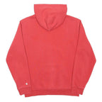 CHAMPION Womens Red Hoodie S Cotton Blend Pullover Logo New York