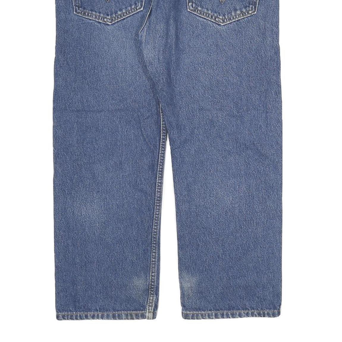 LEVI'S 505 Mens Jeans Blue Regular Straight Denim Medium W36 L29 Classic Zip