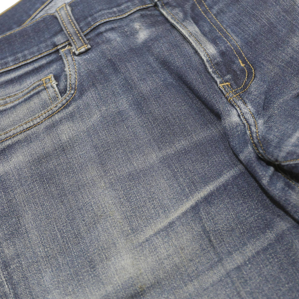 CARHARTT WIP Mens Jeans Blue Slim Skinny Denim Medium W31 L32 Casual Zip