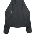 JACK WOLFSKIN Womens Black Outdoor Jacket UK 8 Polyester Hooded Zip Floral