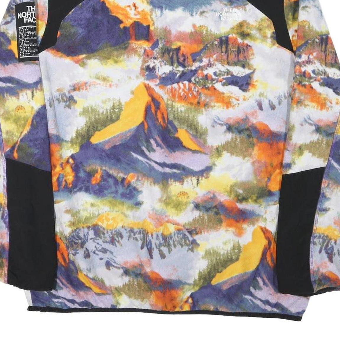 THE NORTH FACE Diablo Mens Black & Multicolour Patterned Pullover Jumper L