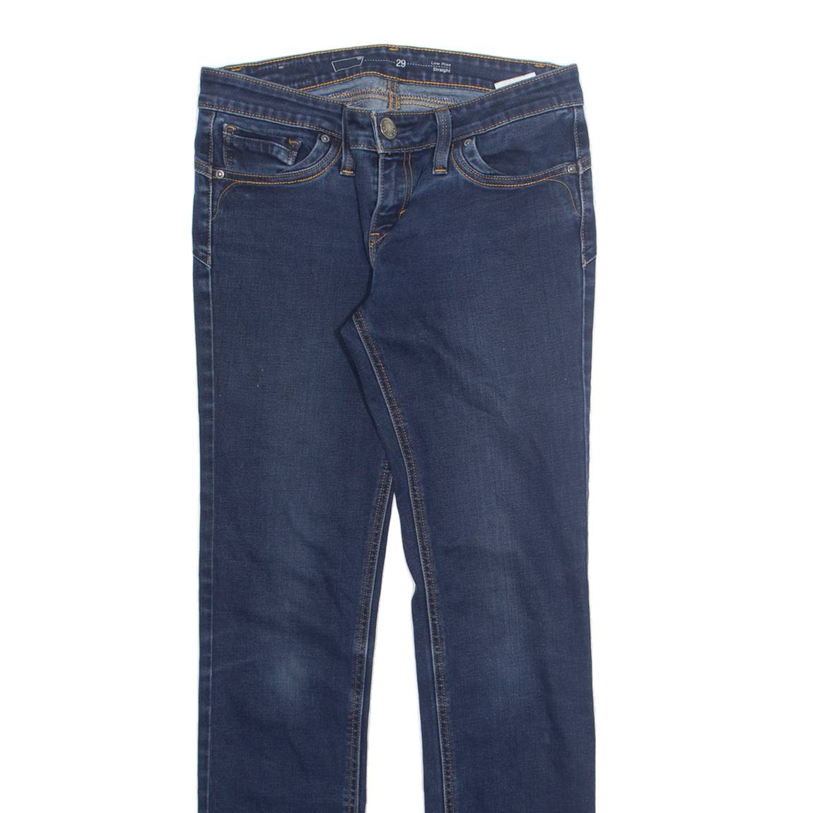 LEVI'S Womens Jeans Blue Slim Straight W29 L32